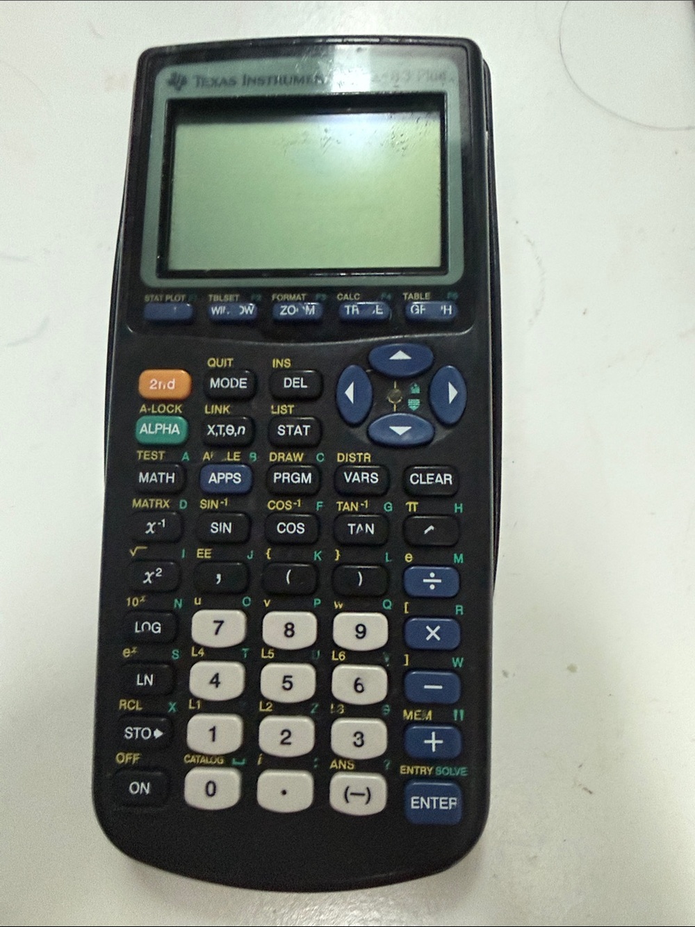 Texas Instruments TI-83 Plus Graphing Calculator with Slide Cover-Tested & Works